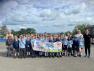 Pupils from Groggan Primary School as they launch their Daily Mile Challenge