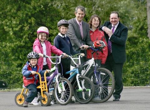 Kids get wheelie active with cycling programme