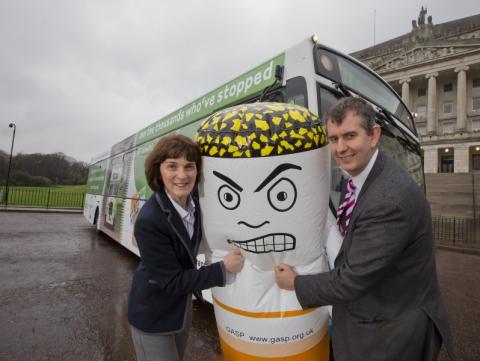 Hop onboard the new stop smoking bus