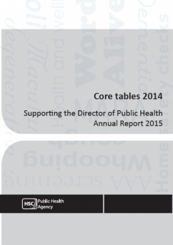 Core tables 2014 - Supporting the Director of Public Health Annual Report 2015