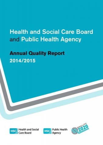 HSCB/PHA Annual Quality Report demonstrates the work involved in quality care.