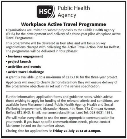 Workplace Active Travel Programme