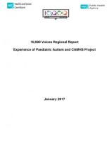 10,000 Voices Regional Report: Experience of Paediatric Autism and CAMHS Project